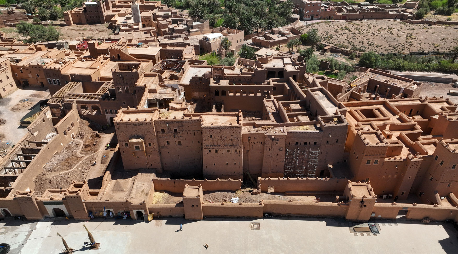 Kasbah de Taourirt – Vue aérienne du patrimoine historique de Ouarzazate