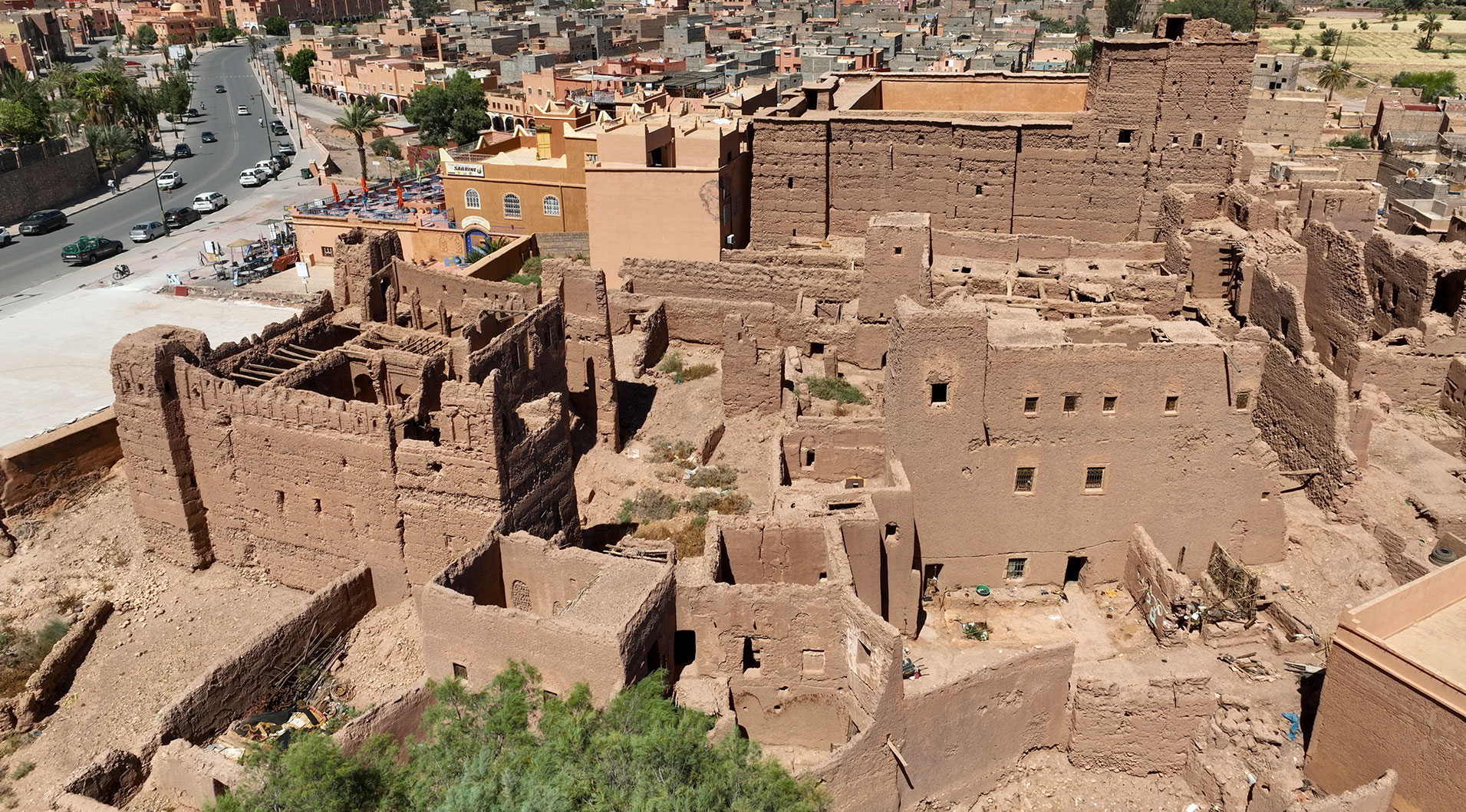Kasbah de Taourirt – Vue aérienne du patrimoine historique de Ouarzazate